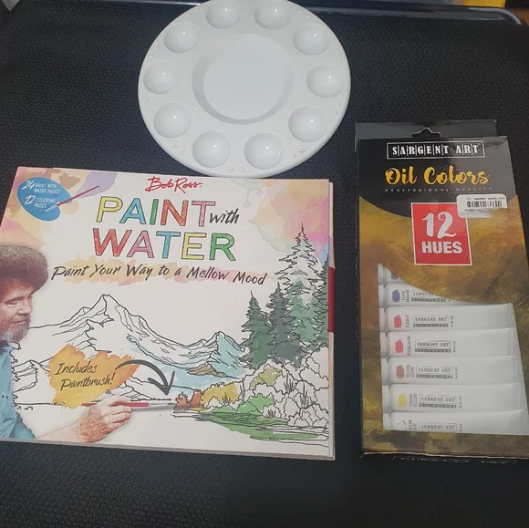 Bob Ross Paint with Water Set and Sargent Art Oil Colors - Picture 5 of 5